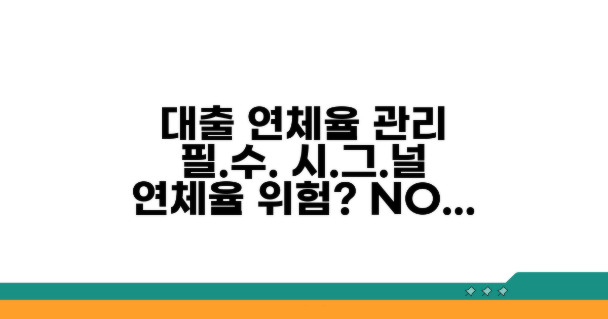 대출 연체율 관리의 중요성