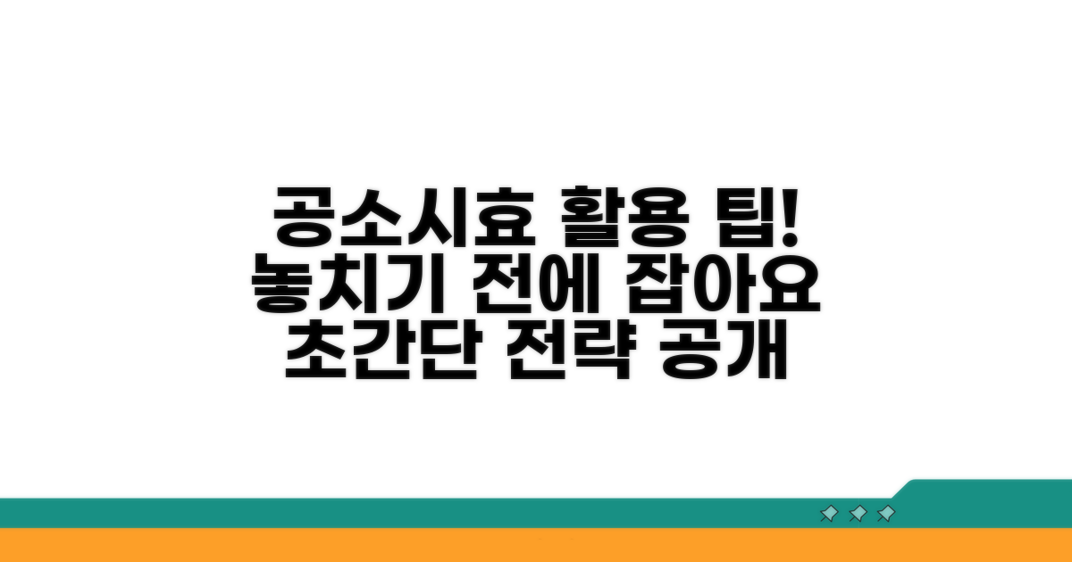 효과적인 공소시효 활용 전략 팁