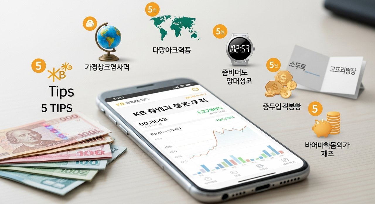 국민은행 환율 정보 조회: 실시간 확인부터 환전, 해외송금 우대까지 5가지 팁